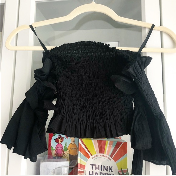 NEW Crop Bardot Top - Picture 4 of 4